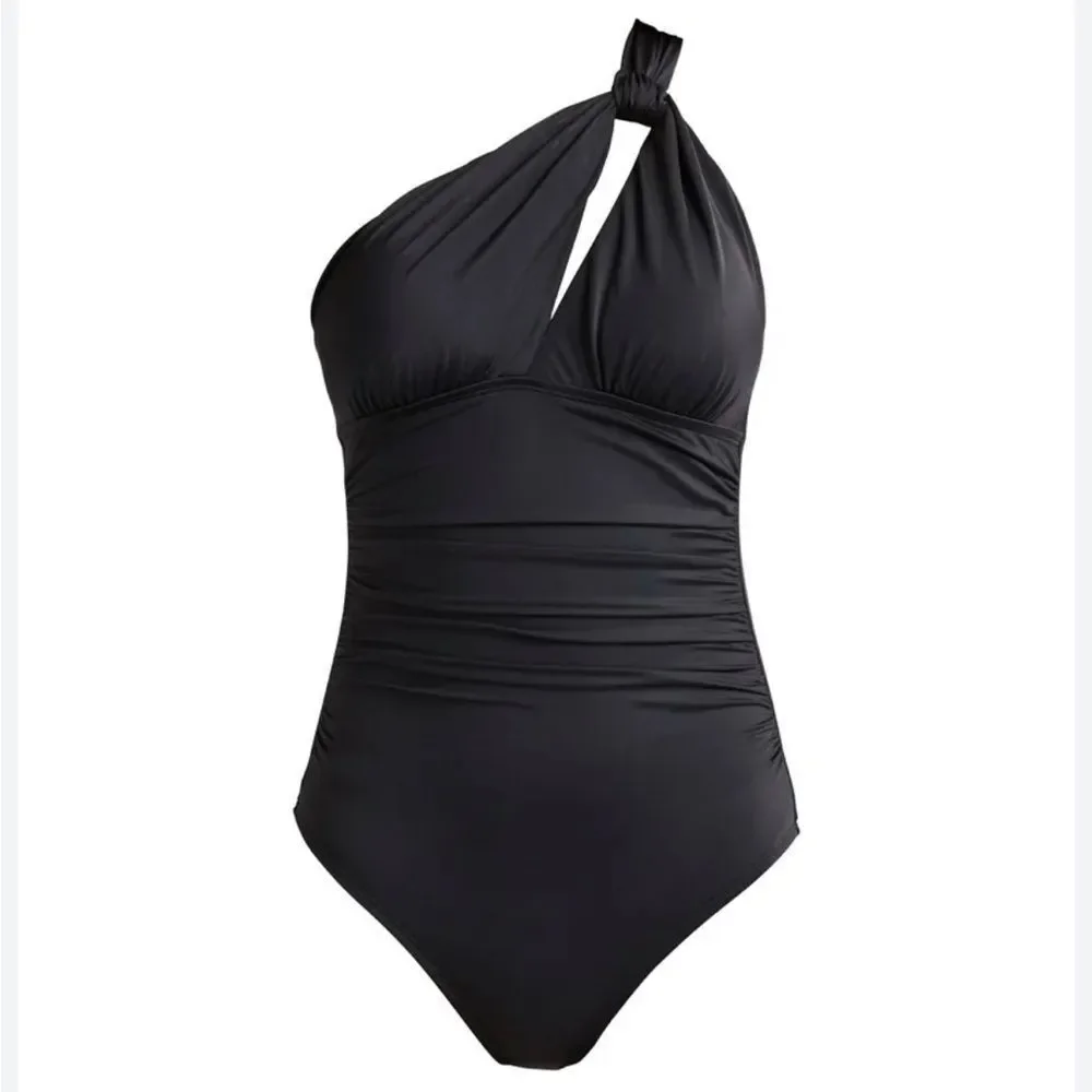 Sofia Vergara Women’s Black One Shoulder Swimsuit, Size XL, NWOT - Picture 1 of 7